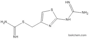 Molecular Structure of 106649-96-1 (Carbamimidothioic acid,[2-[(aminoiminomethyl)amino]-4-thiazolyl]methyl ester)